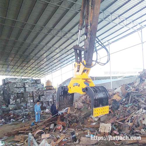 Excavator-demolition-grapple-material-handling-grapple-bucket
